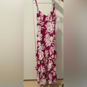 BRAND NEW Abercrombie & Fitch Drama Ruffle Tiered Maxi Dress